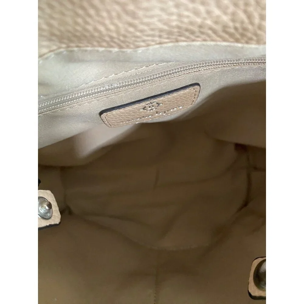 Nanette Lepore Pebbled Vegan Leather Backpack Light Pink